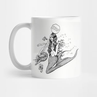 Mermaid Crossing Guard! Mug